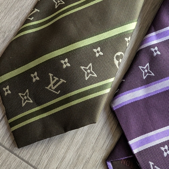 LOUIS VUITTON Combo Tie Lot 🩵💜💚 - Picture 5 of 8